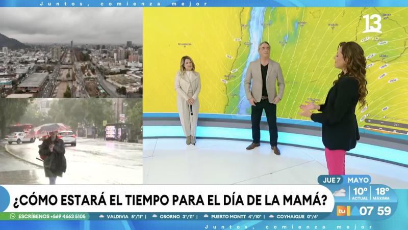 Michelle Adam anticipa cómo estará el tiempo en el Día de la Madre.