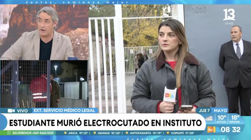 La Granja: joven de 21 años muere tras recibir descarga eléctrica en clases.