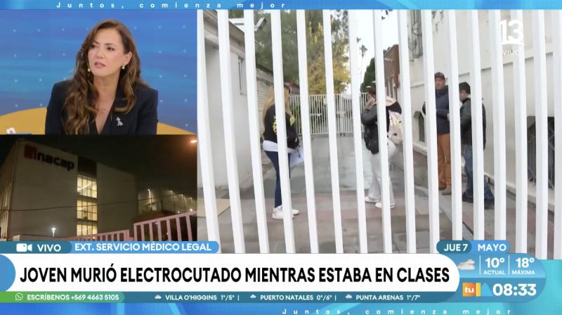 La Granja: joven de 21 años muere tras recibir descarga eléctrica en clases.