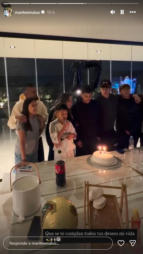 Marité Matus y Arturo Vidal celebran el cumpleaños de su hijo | Instagram