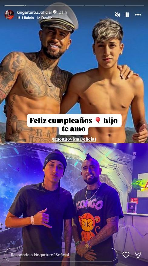 Arturo Vidal celebra el cumpleaños de su hijo Alonso | Instagram