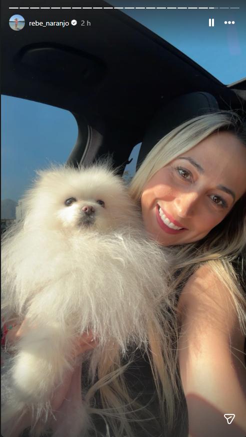 Rebeca Naranjo junto a Coca | Instagram