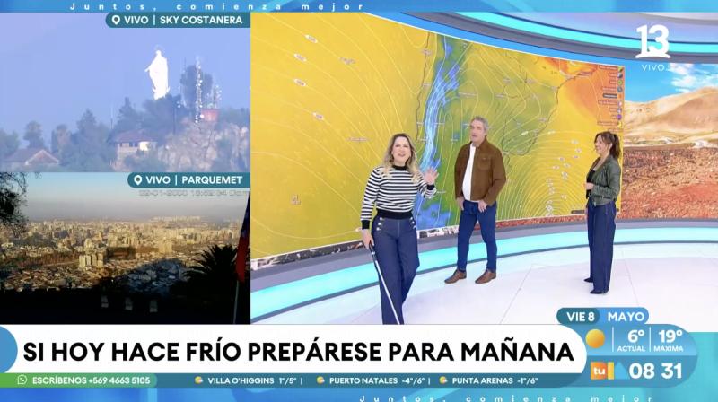 Michelle Adam adelanta lo que será la mañana más fría del año.