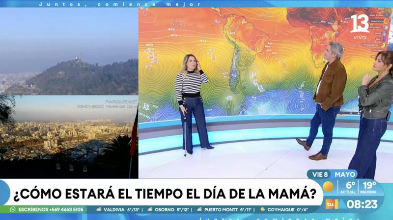 Michelle Adam anticipa lo que será el día más frío del año.