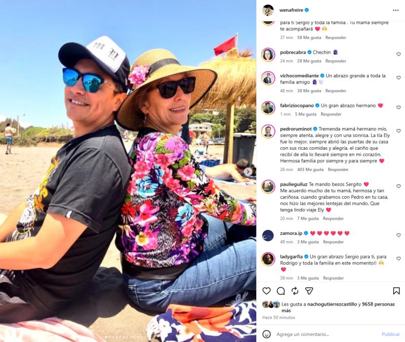 Sergio Freire dedica palabras a su madre | Instagram