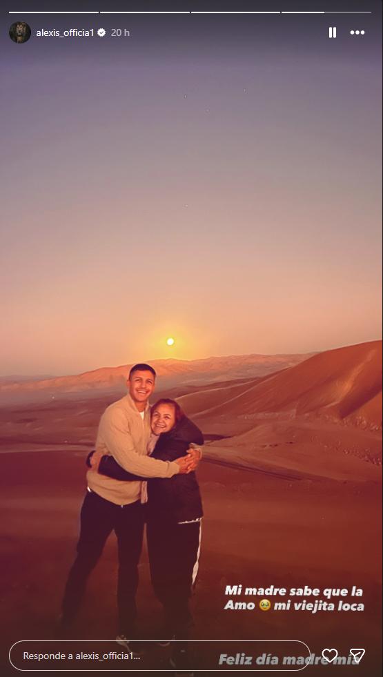 Alexis Sánchez celebra el Día de las Madres con especial saludo a su madre | Instagram