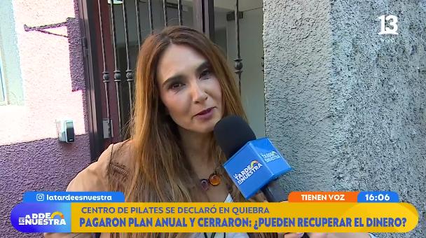 Yazmín Vásquez habla de la estafa que sufrió.