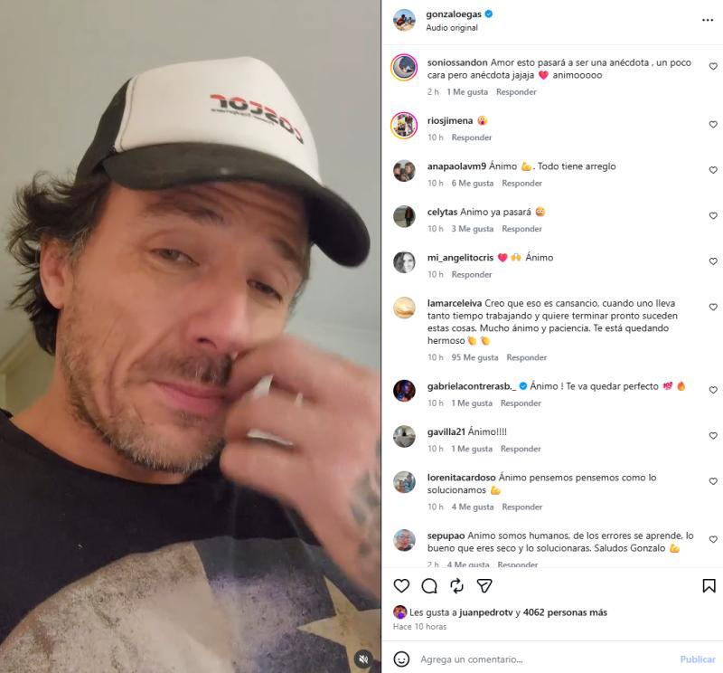 Reacciones por video de Gonzalo Egas | Instagram