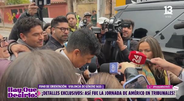 Américo fue formalizado esta mañana.