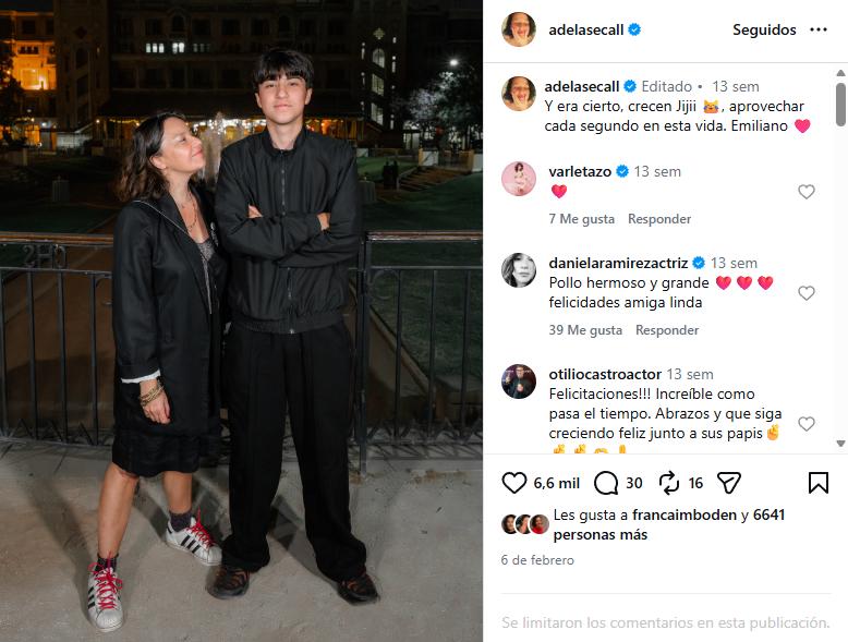 Comentarios en publicación de Adela Secall | Instagram