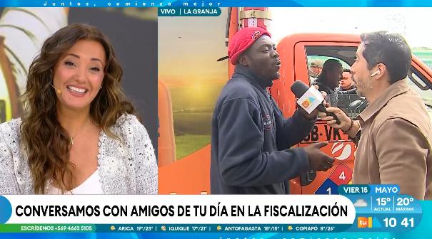 Tu Día: entrevista en francés de Rodrigo Pérez con ciudadano haitiano.