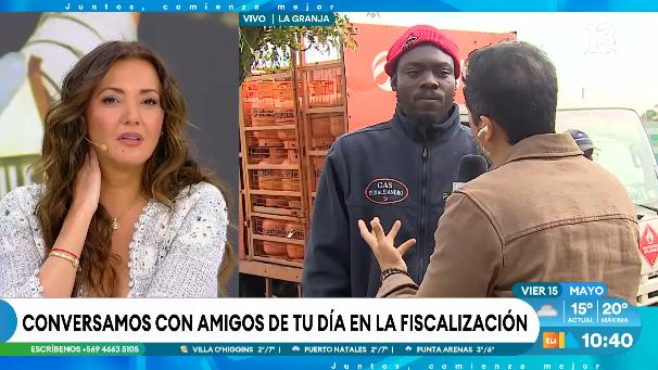 Tu Día: entrevista en francés de Rodrigo Pérez con ciudadano haitiano.