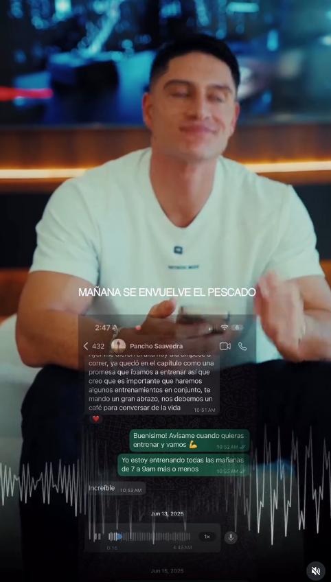 Sammis Reyes y mensaje de Pancho Saavedra | Instagram