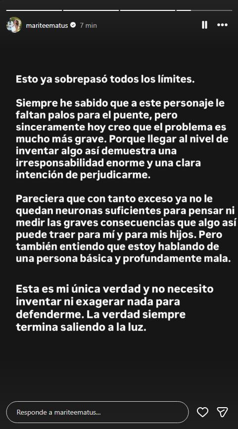 Martiré Matus responde a dichos de Camilo Huerta sobre millonaria pensión de alimentos de Arturo Vidal | Instagram