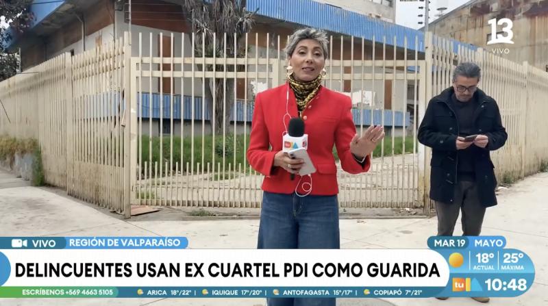 Excuartel de la PDI es utilizado por delincuentes.