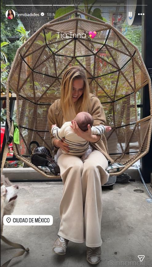 Emilia Dides comparte registro desde México dónde se ve a su hija Mía con Inna Moll | Instagram