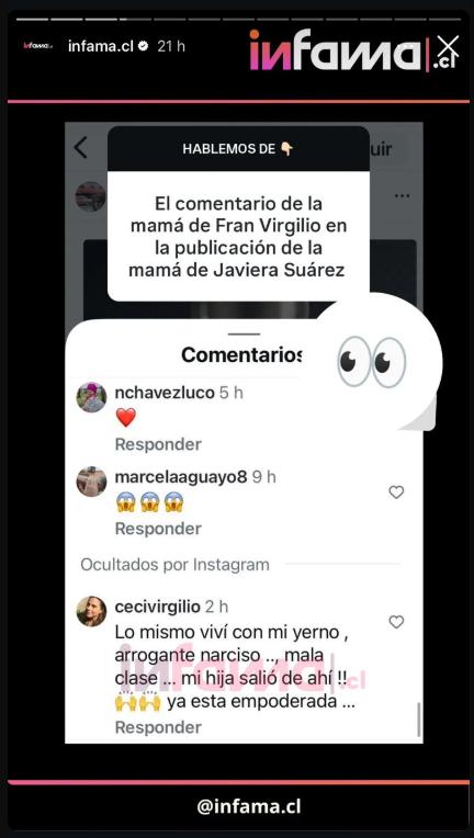 Mamá de Karol Lucero deja mensaje a mamá de Javiera Suárez | Instagram