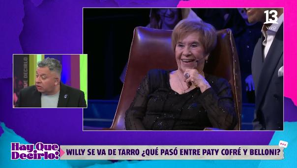 Willy explica lo que pudo haber pasado entre Paty Cofré y Ernesto Belloni.
