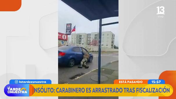 Carabinero fue arrastrado en Chiguayante.