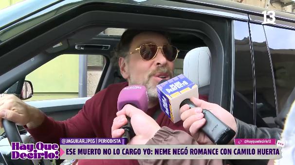 José Antonio Neme se refiere al supuesto affaire con Camilo Huerta.