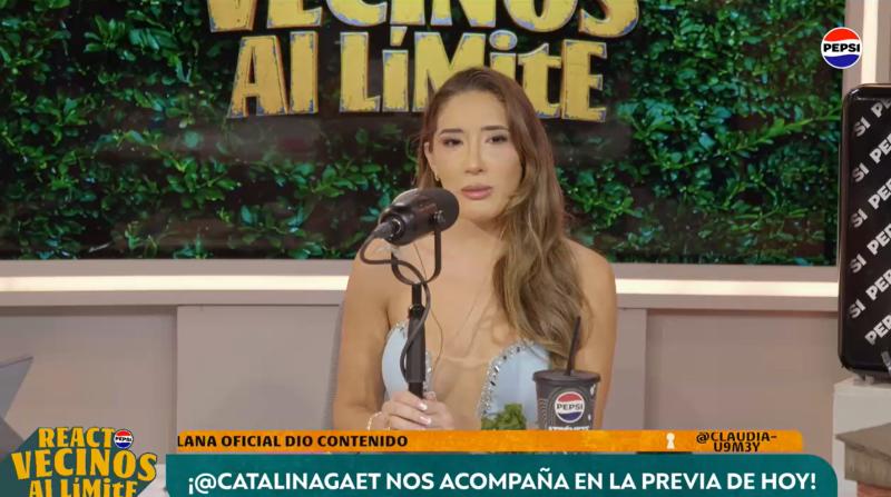 Catalina Gaete en el react de Vecinos al límite