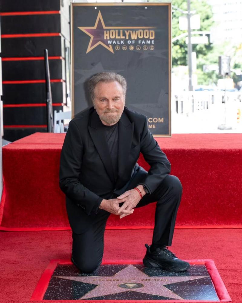 El presente del actor Franco Nero / Créditos: Instagram @hwdwalkoffame