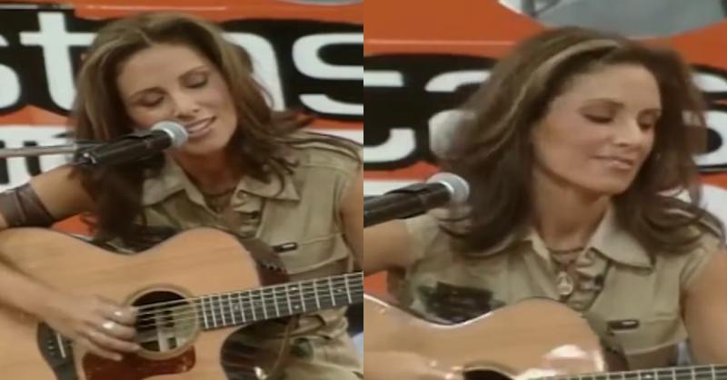 Soraya visitó a los participantes del reality Protagonistas de la Música en el año 2003