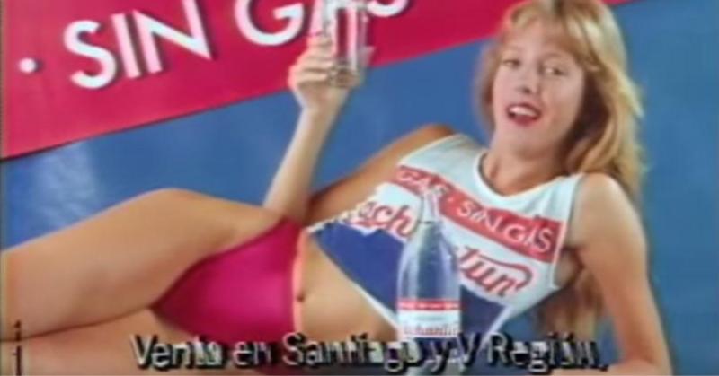 Josefa Isensee promocionando la marca Cachantún