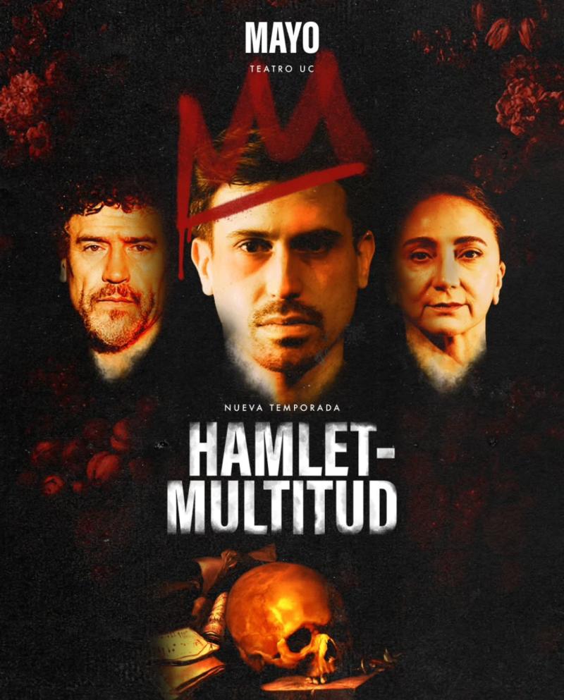 Entre el eco de Hamnet y la llegada de Julio Milostich: Hamlet-Multitud vuelve al Teatro UC.