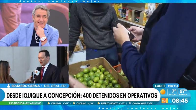 El afectuoso saludo del director de la PDI al padre de José Luis Repenning: