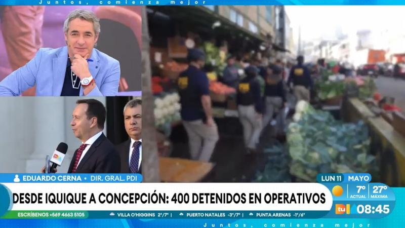 El afectuoso saludo del director de la PDI al padre de José Luis Repenning: