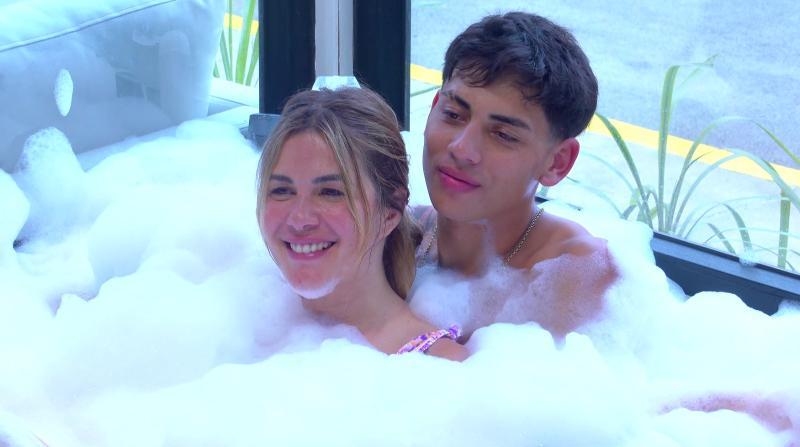 Laura Prieto y Bimza en "Vecinos al límite"
