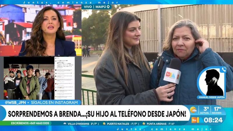 El emocionante contacto en Tu Día de madre y su hijo que vive en Japón