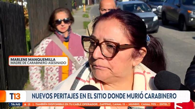 Marlene Manquemilla, madre del carabinero fallecido en Puerto Varas