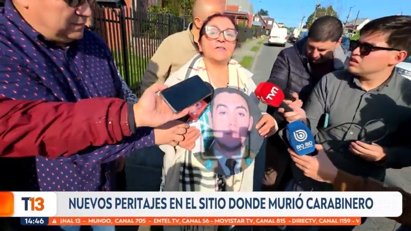 Marlene Manquemilla, madre del carabinero fallecido en Puerto Varas