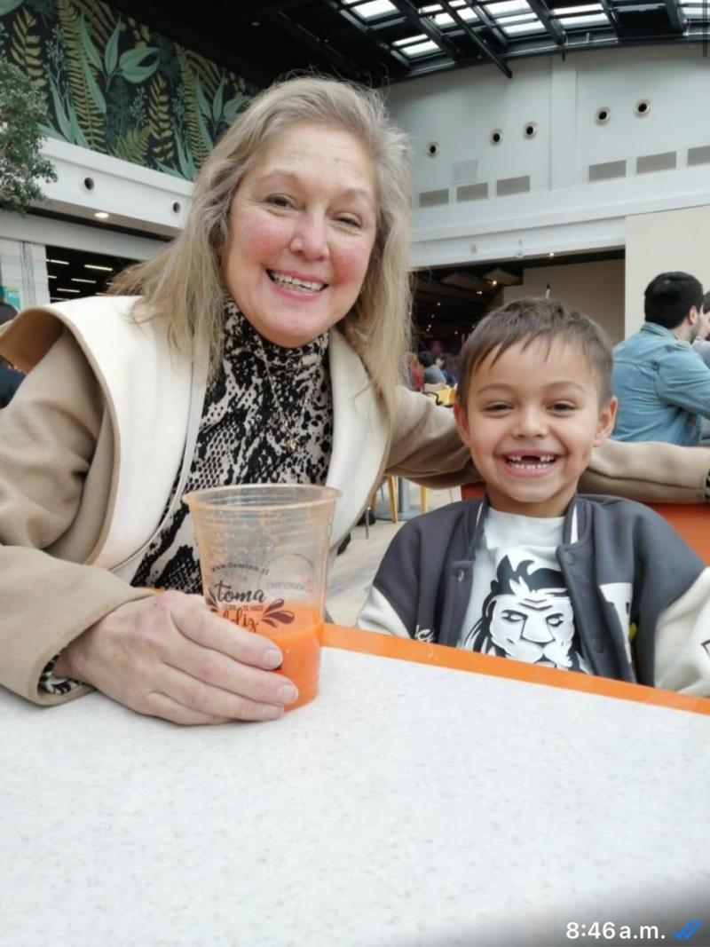 Mamá de Sergio Freire y su nieto Lucas | Instagram