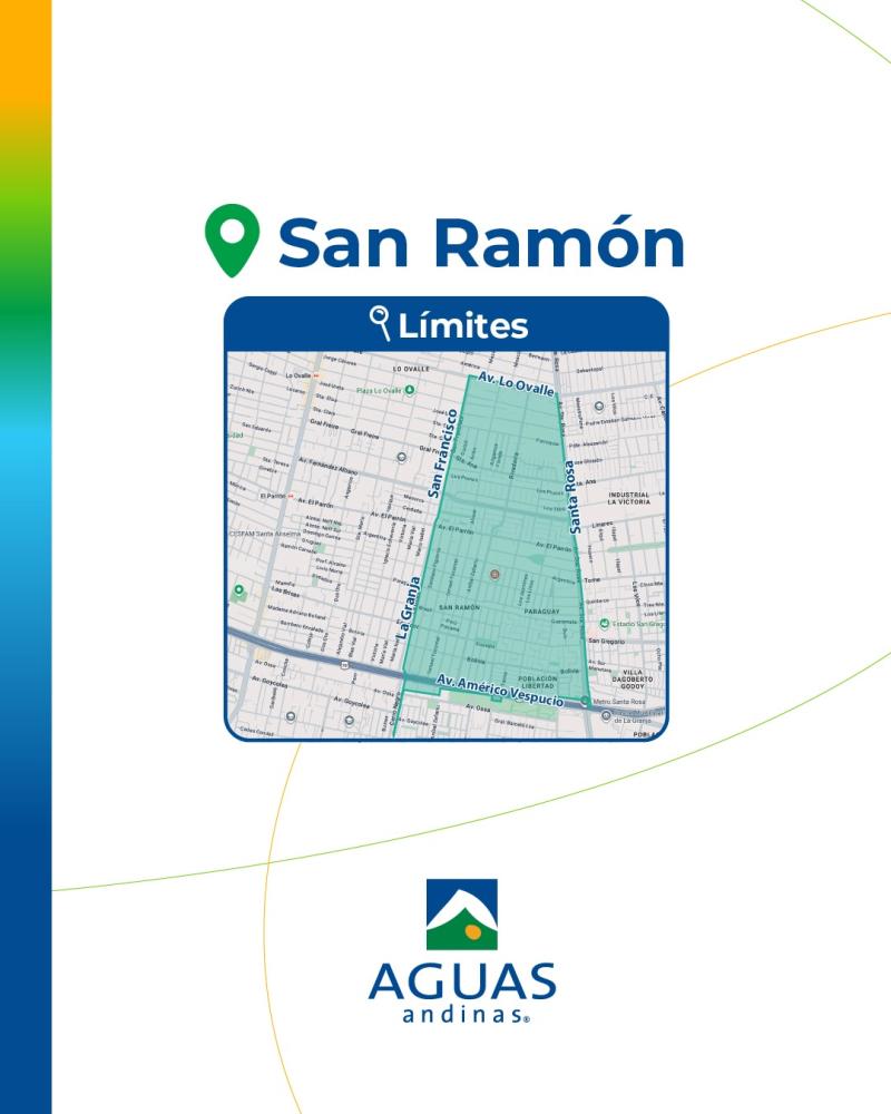 Sector de San Ramón, comuna de la Región Metropolitana, afectado por el corte de agua masivo - Créditos: Aguas Andinas