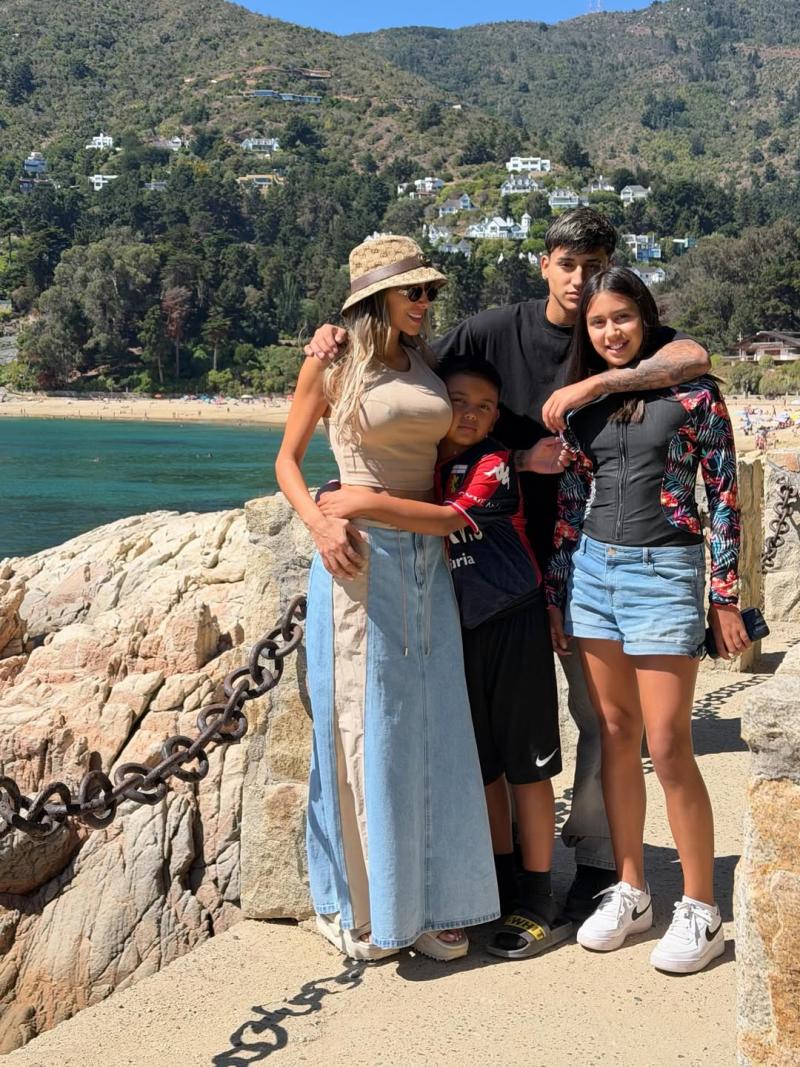 Marité Matus junto a sus hijos | Instagram