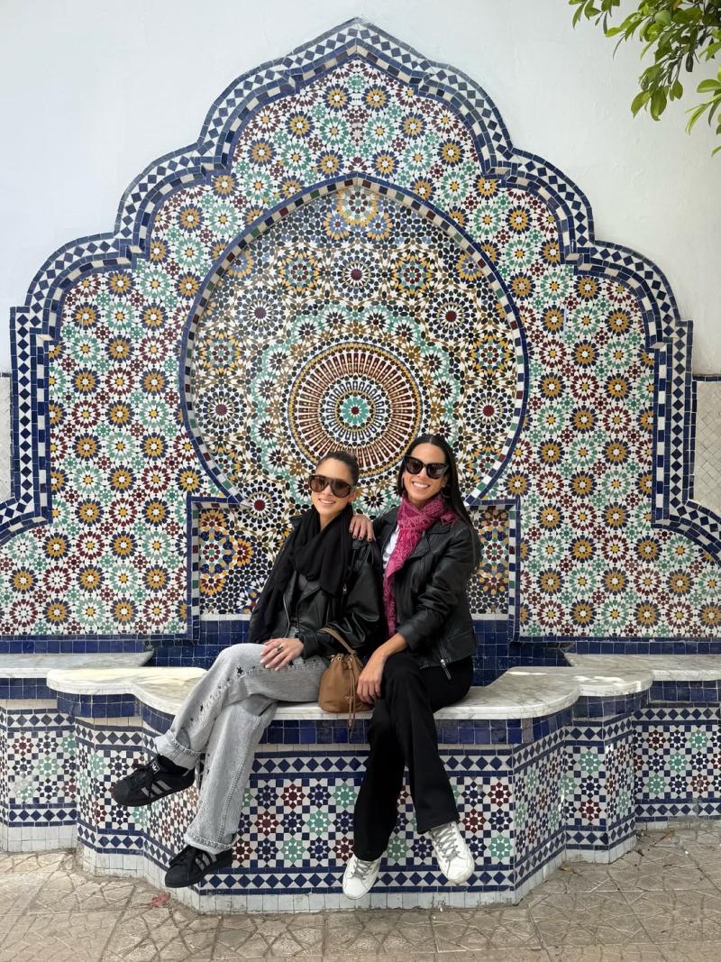 Pareja de Jorge Valdivia en Marruecos | Instagram