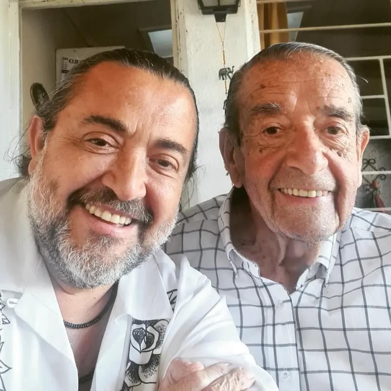 Falleció Luis Caprile Vial, histórico locutor y padre de Leo Caprile - Instagram