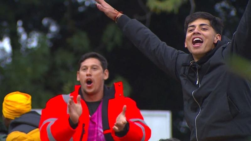 La reacción de los antiguos vecinos