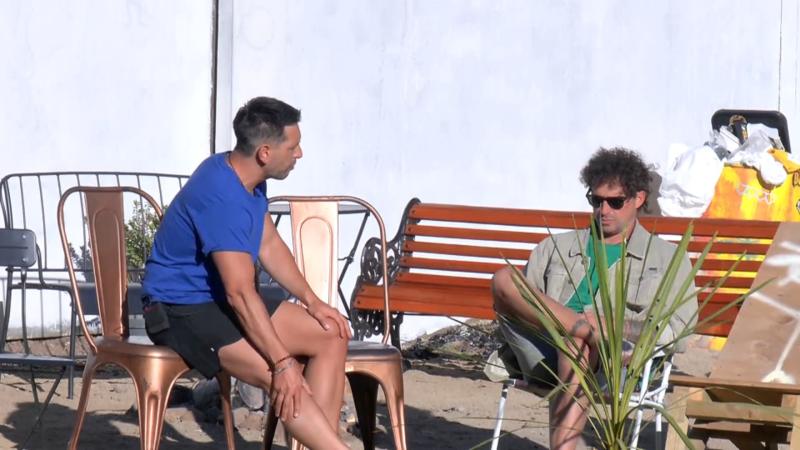 Joche Bibbó y Agustín Pastorino en Vecinos al límite