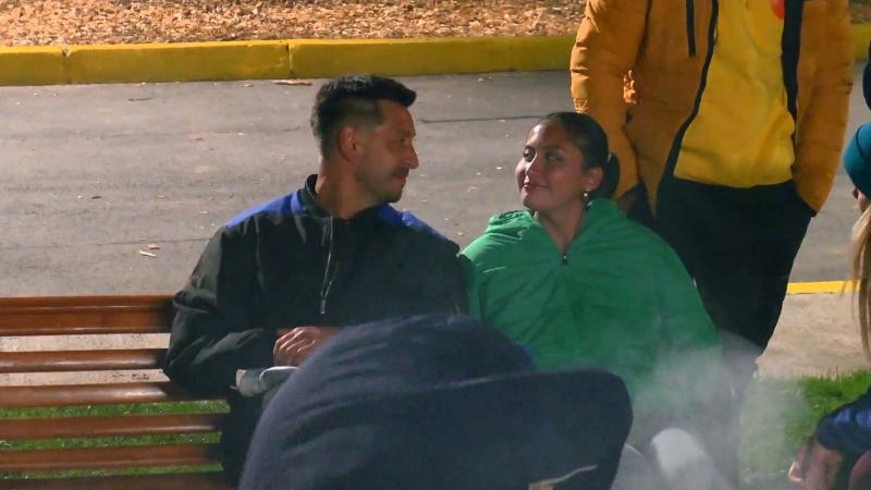 Agustín Pastorino y Érika Calfuleo en Vecinos al límite