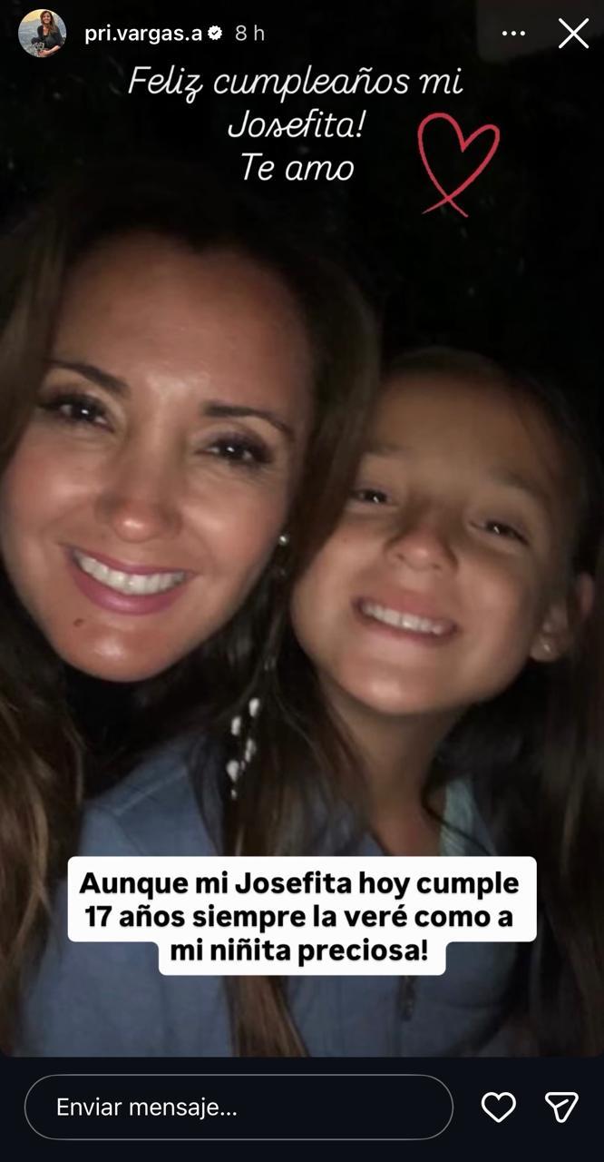 Priscilla Vargas junto a su hija Josefa - Instagram