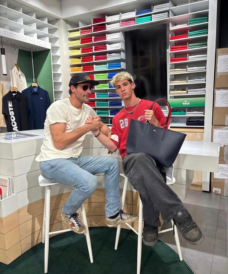 Gonzalo Valenzuela y su hijo Silvestre - Instagram