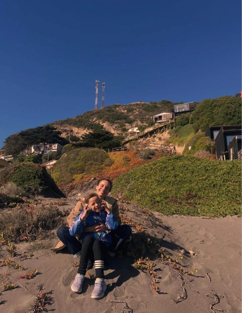 María Gracia Omegna junto a su hija Anka - Instagram