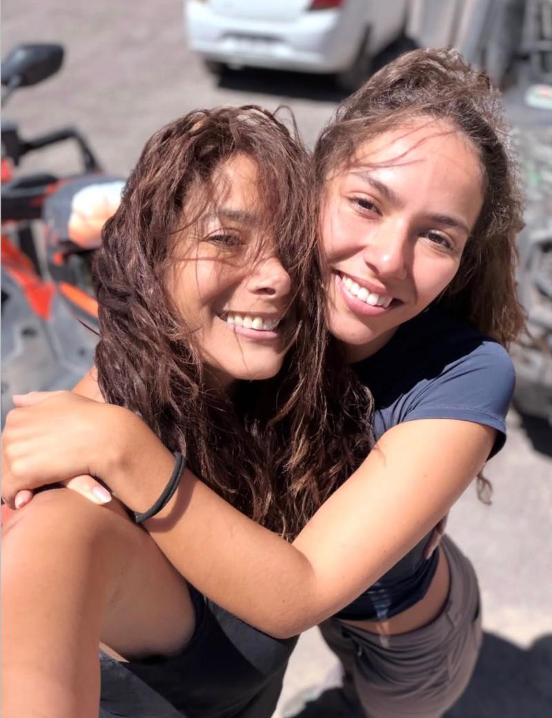 Catalina Olcay y su hija Octavia - Instagram