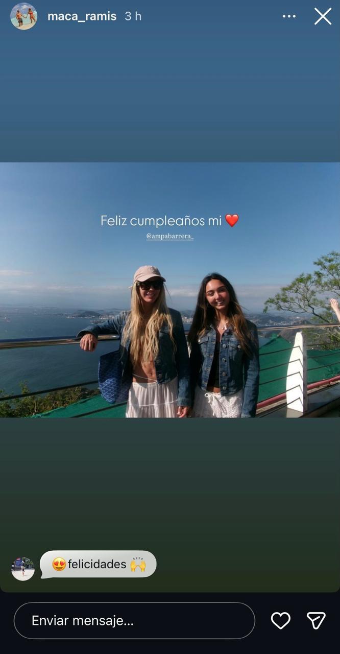 Macarena Ramis y su hija Amparo - Instagram