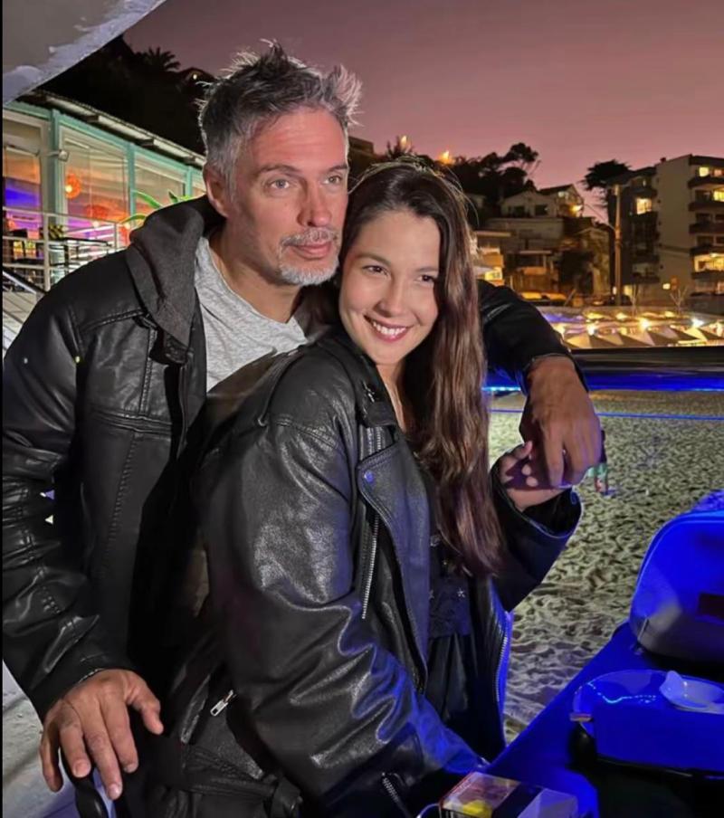 Pedro Lladser y su pareja Ignacia - TikTok