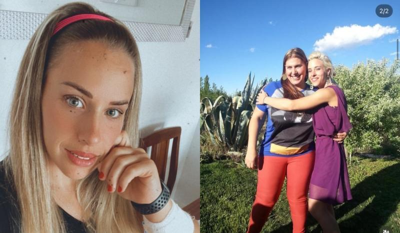 Matilde Bonasera junto a su hermana | Instagram